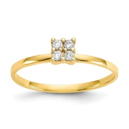 Icon for 10k Cubic Zirconia Promise Ring