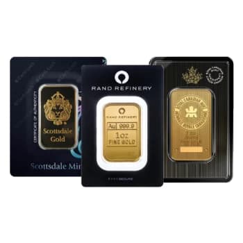 1 oz Gold Bars