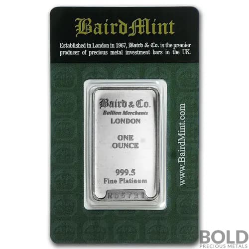 Platinum Bar Baird & Co. - 1 oz