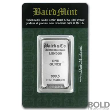 Icon for Platinum Bar Baird - 1 oz