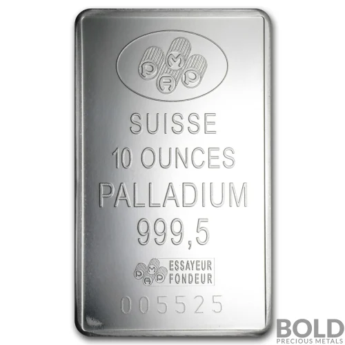 10 oz Pamp Palladium Bar
