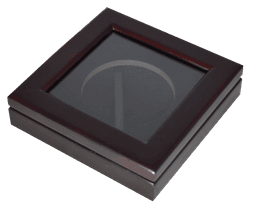 Icon for Guardhouse Glass-top Wood Display Box -GH-GTW800: (XL)