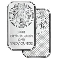 Silver - 1 oz Buffalo Bar