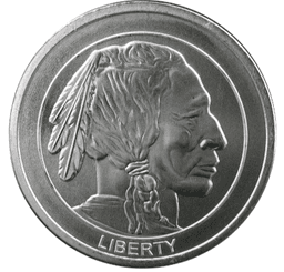 1 oz Buffalo Silver Round (CNT Minting)