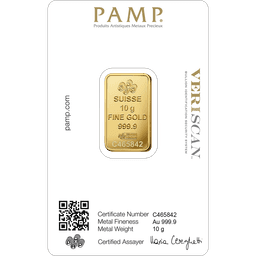 Gold Bar PAMP - 10 Gram
