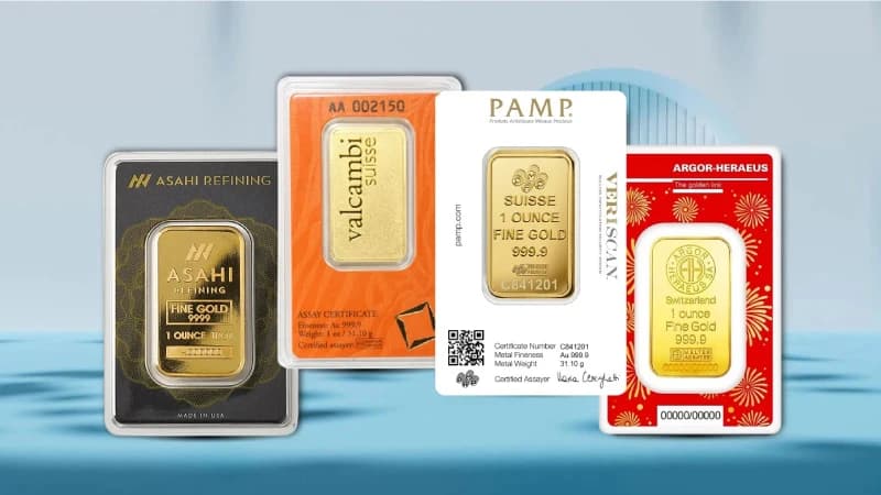 Best 1 oz Gold Bars to Buy - Top 10 List for 2024