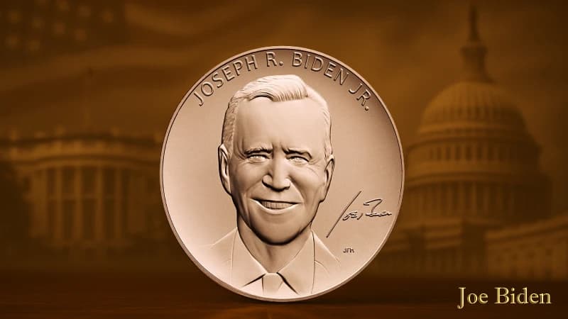 Joe Biden Bronze Presidential Medal Released by U.S. Mint