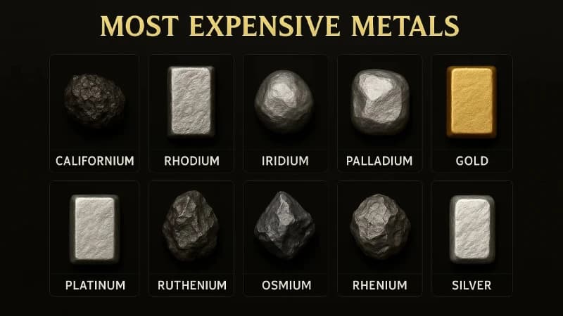 Most Expensive Metal In The World