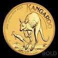 2022 Australian Perth Kangaroo 1/10 oz Gold BU