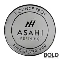 1 oz Asahi Logo Silver Round .999 Fine Silver (Lot of 5)