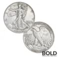 90% Silver - $500 FV Mixed Half Dollars Bag Circulated/Junk