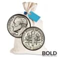 90% Silver $10 FV Mixed Dimes Bag Circulated/Junk