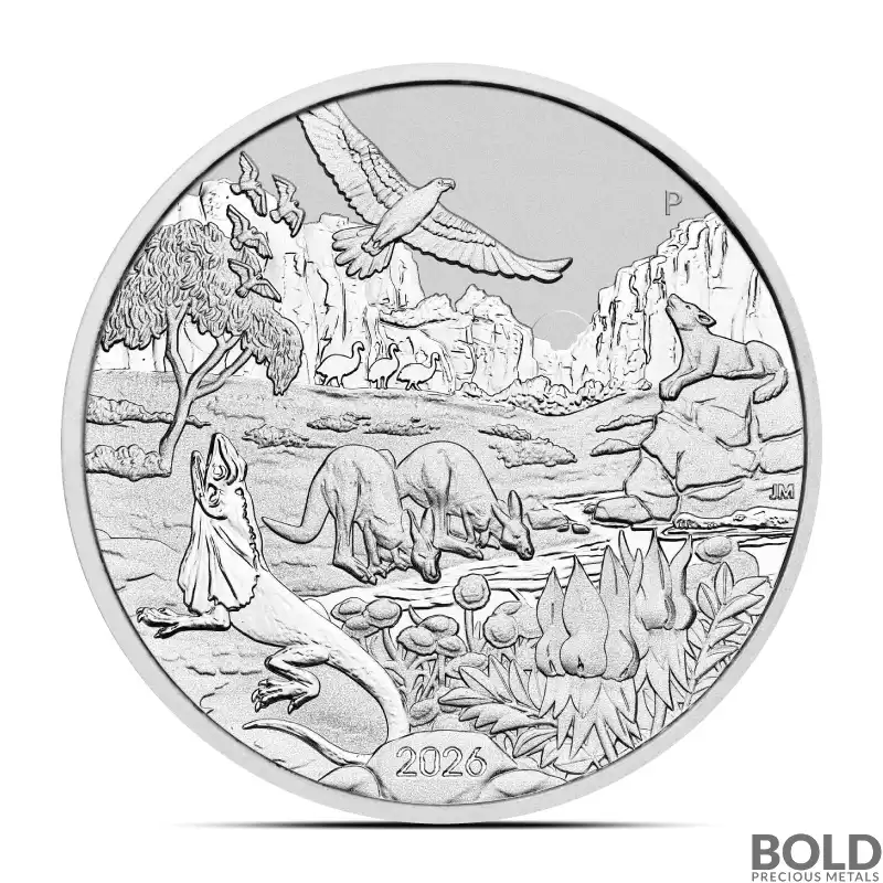 2026 1 oz Perth Wonders of Australia Outback Silver Coin