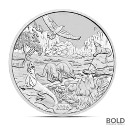 2026 1 oz Perth Wonders of Australia Outback Silver Coin