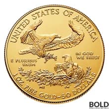 Random Date 1 oz American Eagle Gold Coin Tube - 20 Coins BU