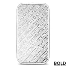 Lot of 100 - 1 oz Golden State Mint Silver Bar - 5 Tubes of 20