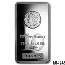 Highland Mint 10 oz Morgan Silver Bar - Lot of 20