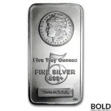 Highland Mint 5 oz Morgan Silver Bar - Lot of 10