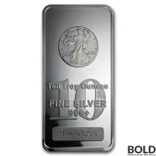 Highland Mint 10 oz Walking Liberty Silver Bar - Lot of 10