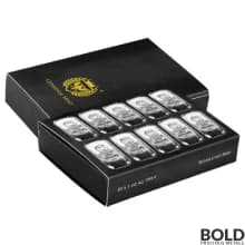 1 oz Germania Mint Silver Cast Bar (Box of 20)