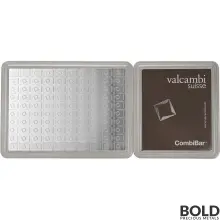 Silver 100 Gram Valcambi 100x1 Combibar