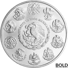 Lot of 100 - Random Date 1 oz Mexican Libertad Modern Design Silver Coin BU (4 Tube of 25)