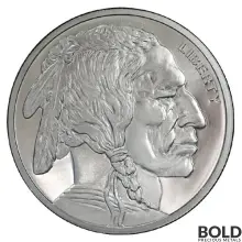 1 oz Golden State Mint Buffalo Silver Round - Box of 500