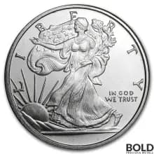 Silver - 1/4 oz Walking Liberty Round