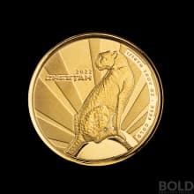 2022 Gold 1/10 oz Cameroon Cheetah BU