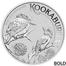2023 Silver 1 Kilo Perth Kookaburra BU
