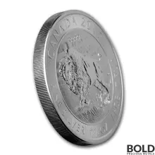 2017 1.25 oz Canadian Bison Silver Coin