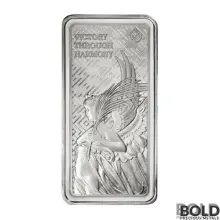 2023 250 Gram St. Helena The Queen's Virtues: Victory Silver Coin Bar (BU)