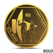 2022 1/10 oz Chad Pioneer Plaque Gold Coin (Proof-like)