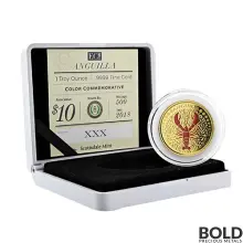 2018 EC8 Anguilla Lobster 1 oz Gold Proof (Colored)