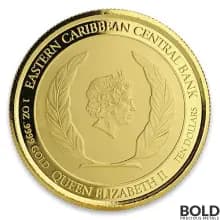 2018 EC8 Grenada: Spice Isle of the Caribbean 1 oz Gold Proof (Colored)