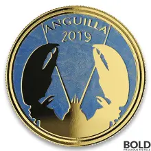 2019 EC8 Anguilla Lobster 1 oz Gold Proof (Colored)