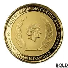 2021 Antigua & Barbuda: Frigate Bird 1 oz Gold BU