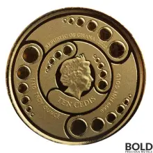 2022 Gold Ghana Alien 1/10 oz BU