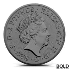 2022 Great Britain Ruthenium Myths & Legends: Little John 1 oz Silver BU
