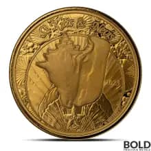 2023 1 oz EC8 St Kitts & Nevis Conch Shell Gold Coin (BU)