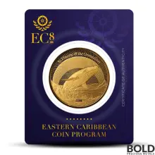 2023 1 oz St. Lucia Coat of Arms Gold Coin (BU)