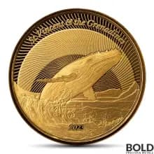 2023 1 oz St. Vincent Grenadines Humpback Whale Gold Coin (BU)
