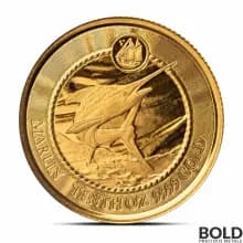 2023 1/10 oz Cayman Islands Blue Marlin Gold Coin