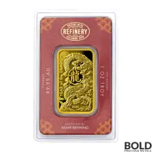 1 oz Asahi Dragon Gold Bar (In Assay)