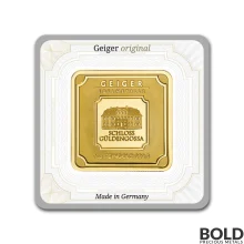 Gold 1 oz Geiger Edelmetalle Square Bar