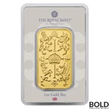 Gold 1 oz Great Britain Royal Celebration Bar
