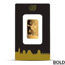 10 Gram Holy Land Mint Dove of Peace Gold Bar