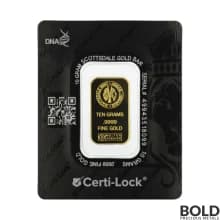 Gold 2 Gram Scottsdale Lion Bar