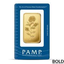 100 Gram PAMP Rosa Gold Bar