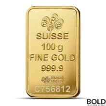 100 Gram PAMP Rosa Gold Bar
